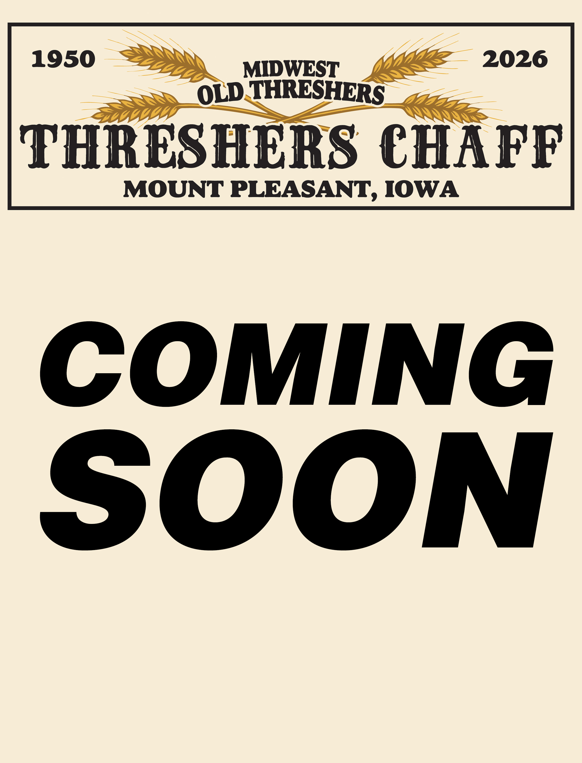 Spring Chaff 2026 Coming Soon